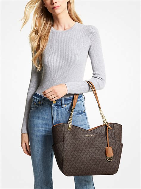 michael kors jet set large shoulder tote|Michael Kors jet set luggage.